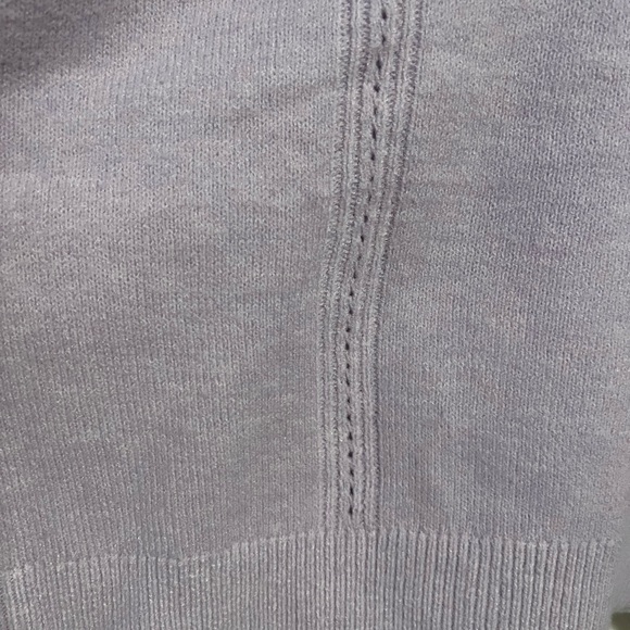 *SOLD*Free assembly lavender sweater sz L - Picture 3 of 6
